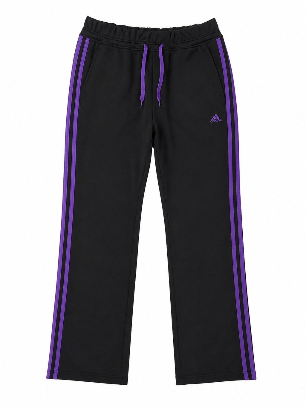 Adidas Track Pants – Black/Purple-XL