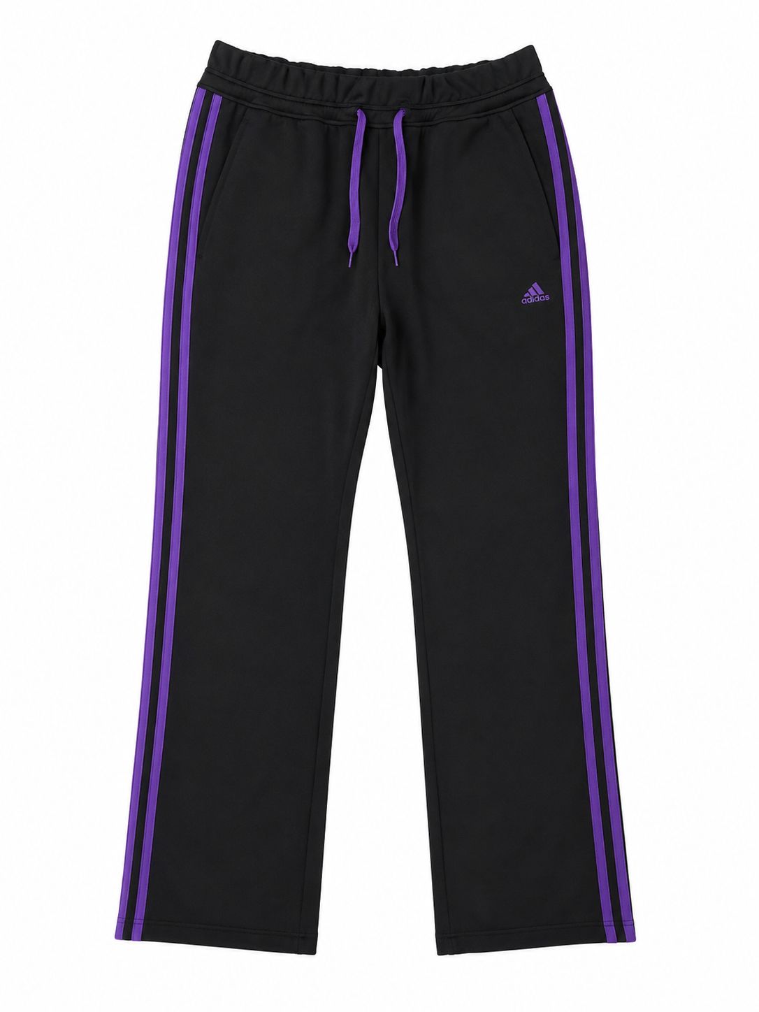 Adidas Track Pants – Black/Purple-XL