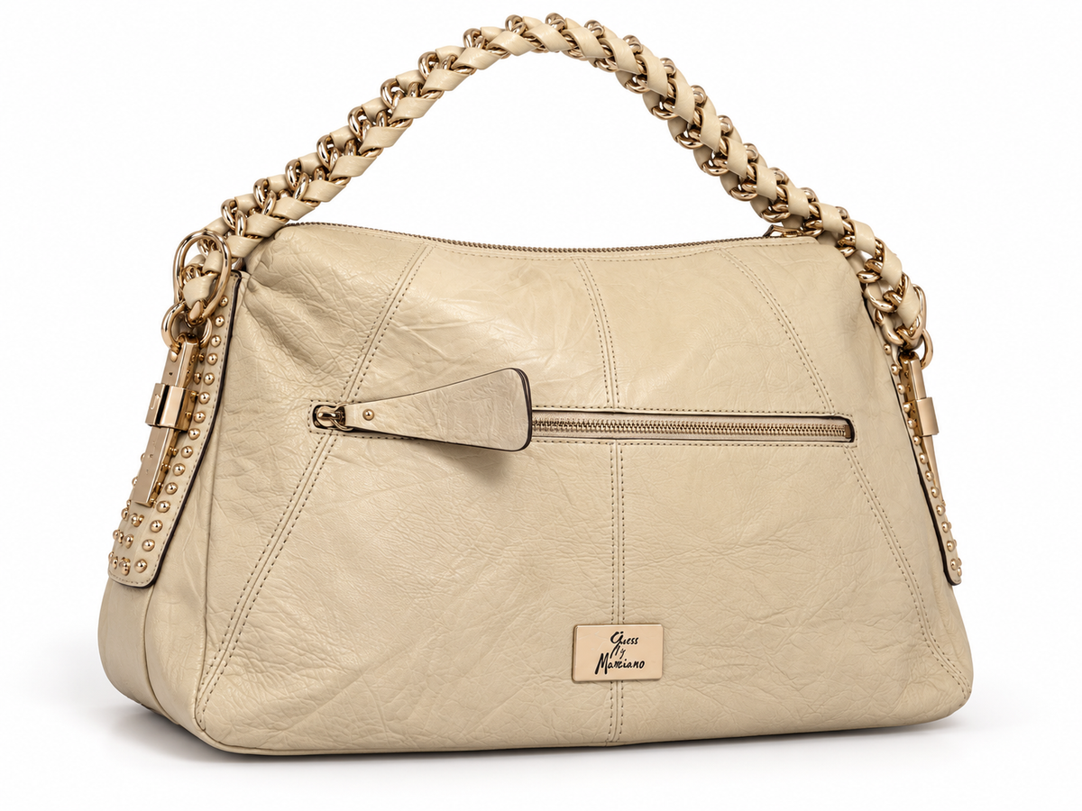 Guess by Marciano Γυναικεία Τσάντα Ώμου Μπεζ