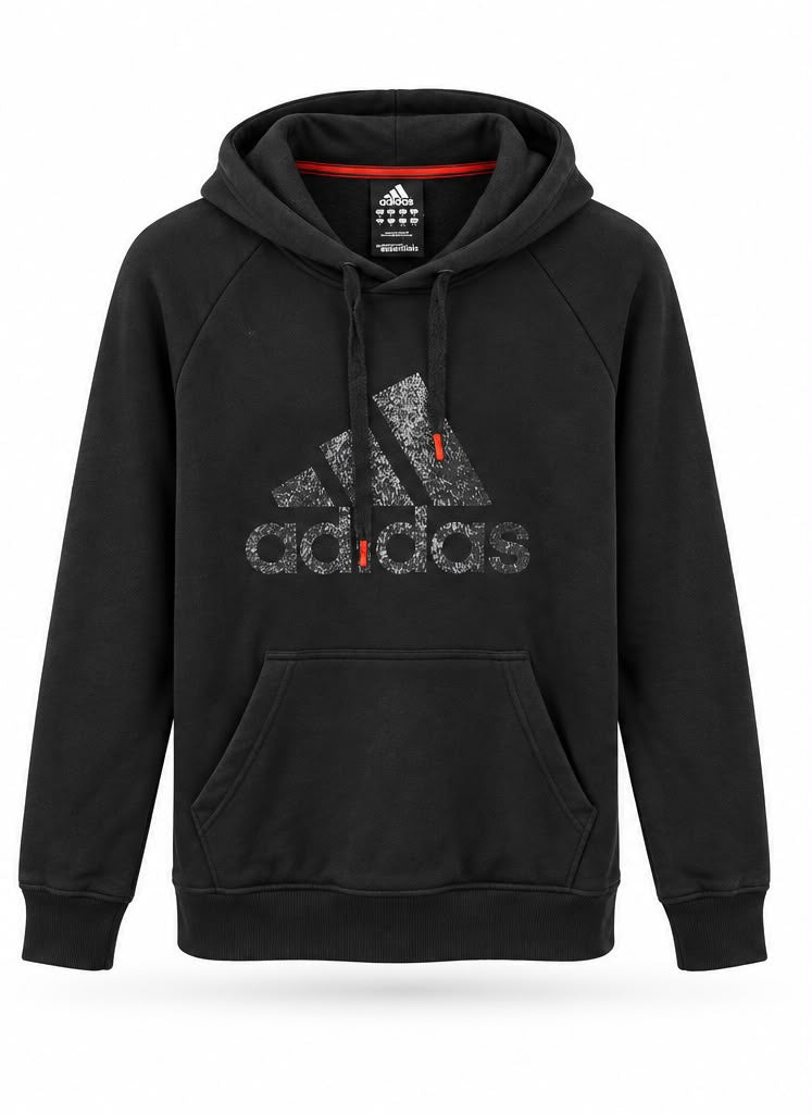 Adidas Ανδρικό Φούτερ Μαύρο – L