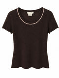 Blunauta Γυναικεία Πλεκτή Μπλούζα Cashmere Blend Καφέ – M