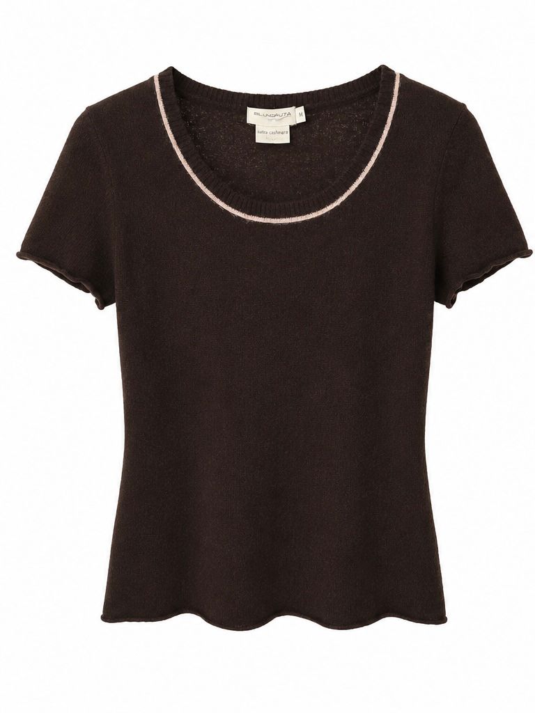 Blunauta Γυναικεία Πλεκτή Μπλούζα Cashmere Blend Καφέ – M