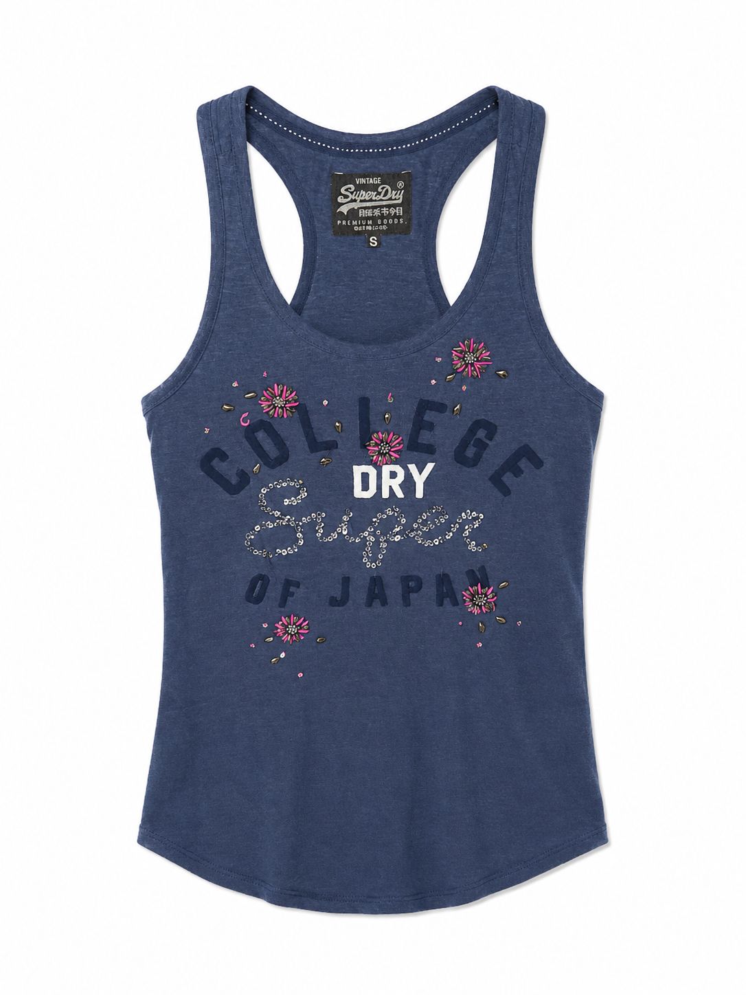 Superdry Γυναικείο Tank Top Navy-S