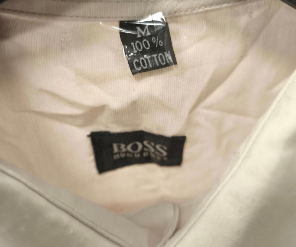BOSS Hugo Boss Ανδρικό Κοντομάνικο Πουκάμισο – Εκρού – M