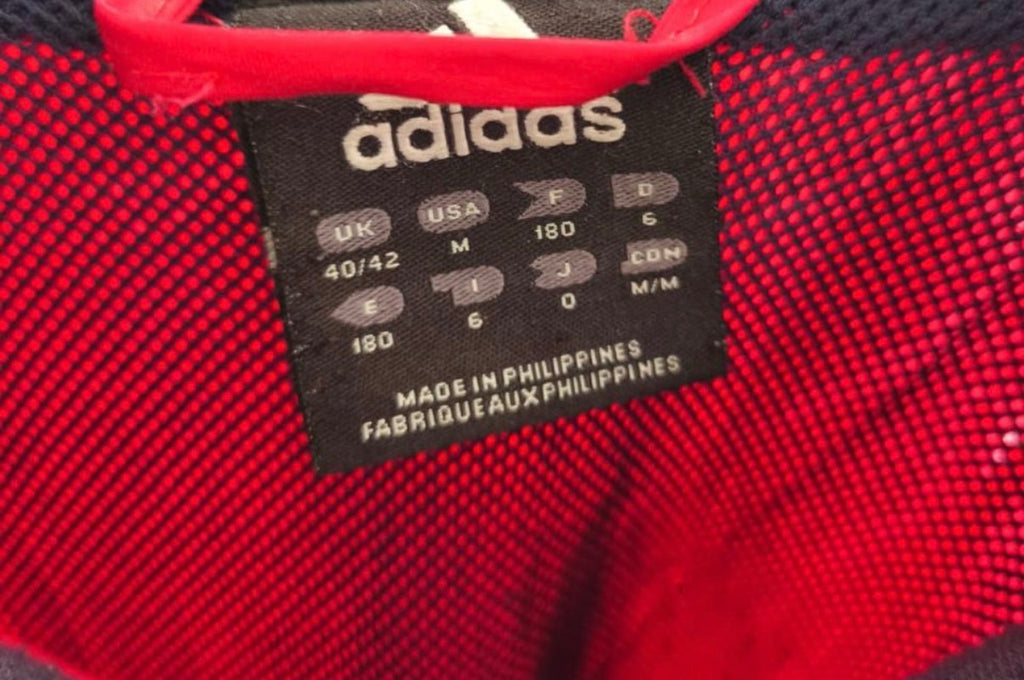 Adidas Ανδρική Ζακέτα Κόκκινη Μπλε - M