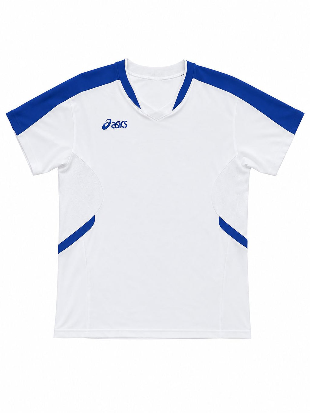 Asics Performance Training T-Shirt – White/Blue-XL