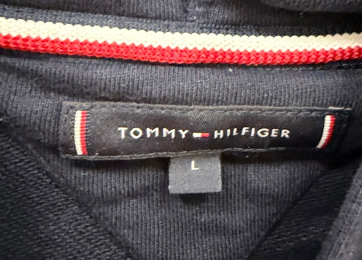 Tommy Hilfiger Ανδρικό Φούτερ με Κουκούλα – Σκούρο Μπλε - L