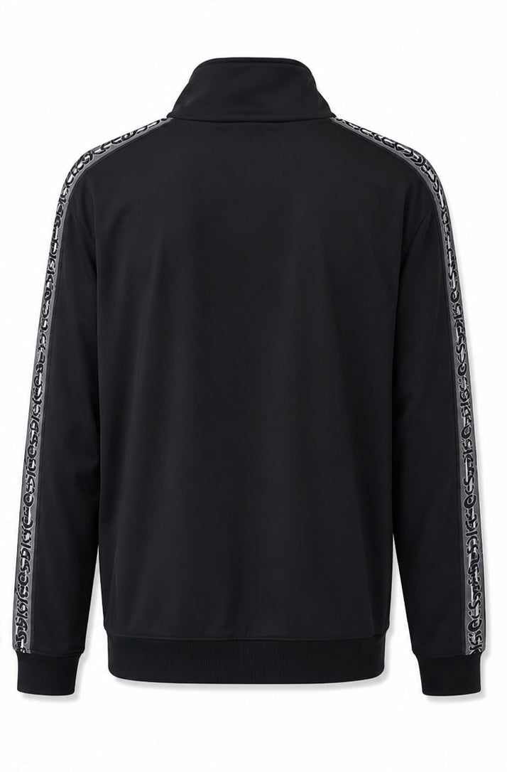 Asics Track Jacket – Black/Grey-XL