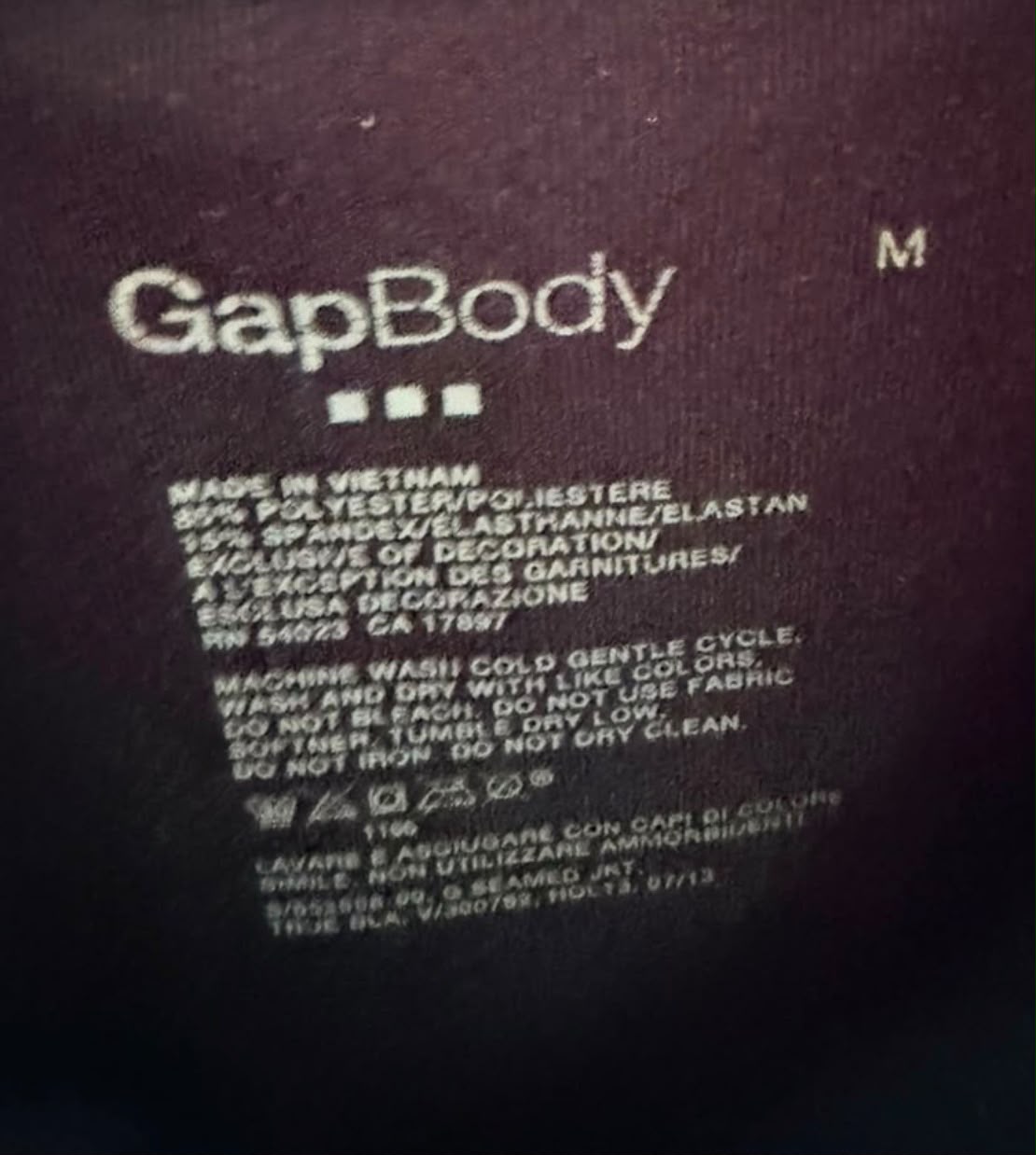 GapBody Γυναικεία Αθλητική Ζακέτα Performance Μαύρη-M