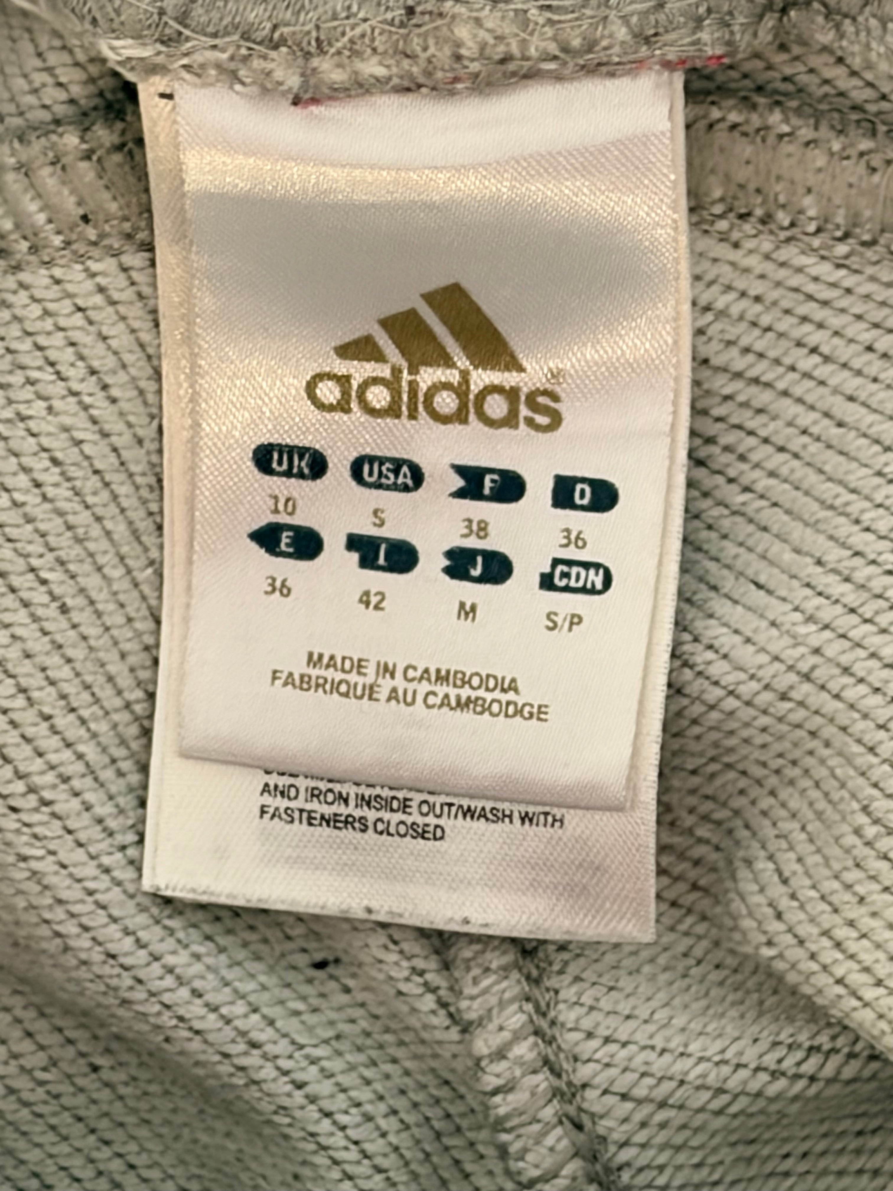 Adidas Grey/Pink Track Pants – Women’s Vintage Sportswear-S