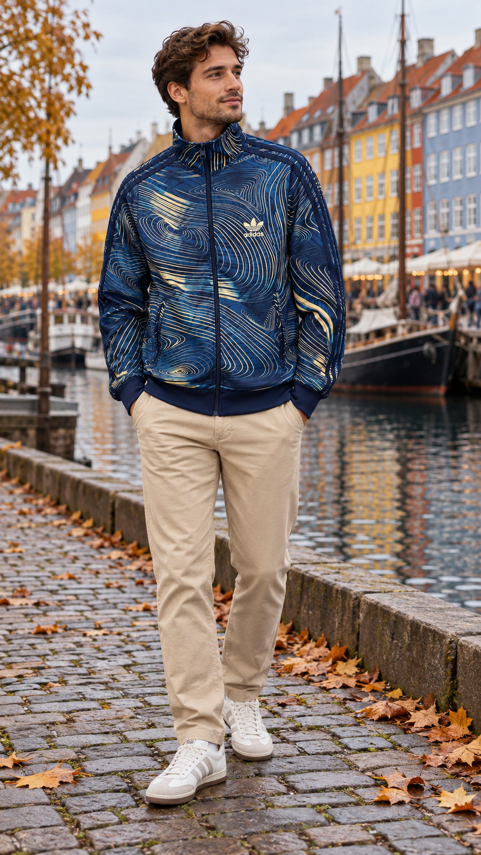 Adidas Originals Ανδρική Ζακέτα – Μπλε - M