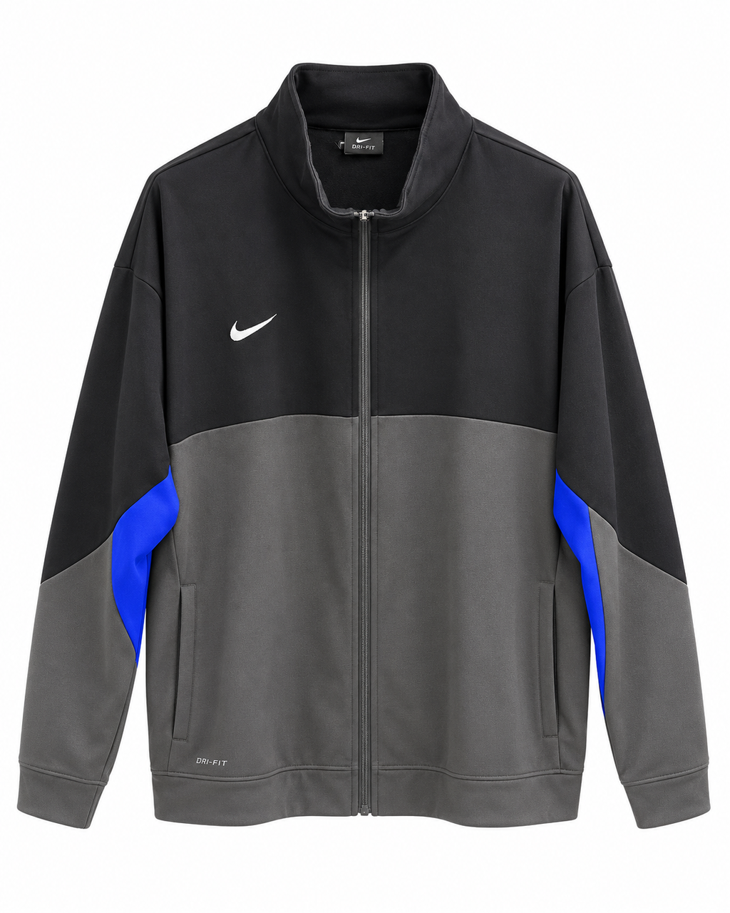 Nike Ανδρική Ζακέτα Γκρι - 3XL