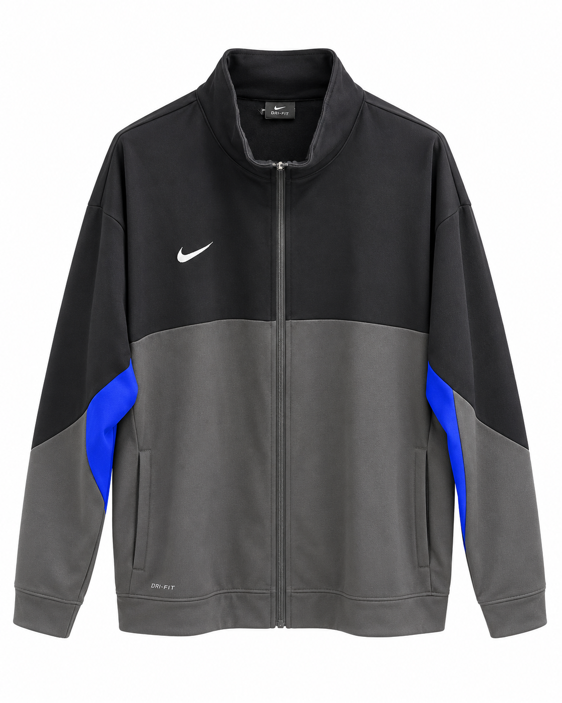 Nike Ανδρική Ζακέτα Γκρι - 3XL