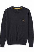 Guess Ανδρικό Πλεκτό Crew Neck Μαύρο-L