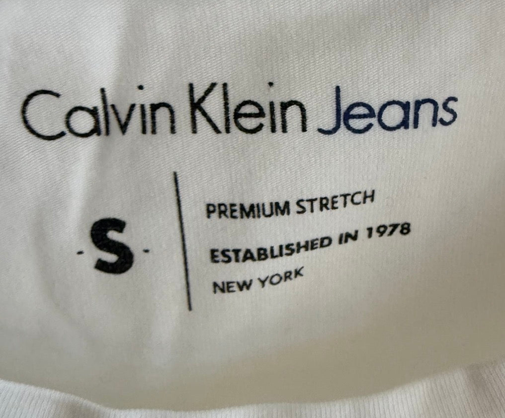 Calvin Klein Jeans Ανδρικό Μπλουζάκι – Λευκό – S