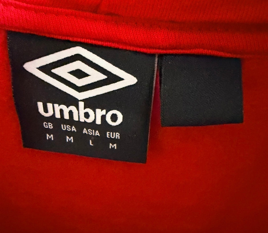 Umbro Ανδρικό Φούτερ με Κουκούλα Κόκκινο – M