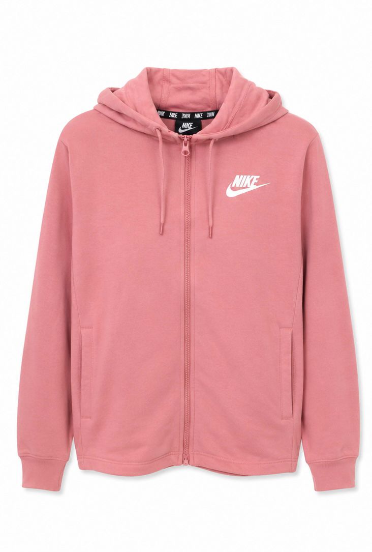 Nike Sportswear Club Fleece Full Zip Hoodie – Ροζ-L