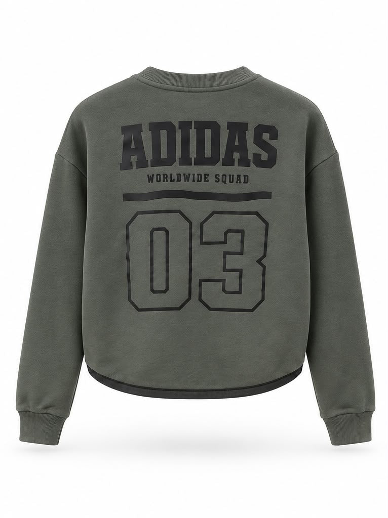 Adidas Γυναικείο Φούτερ Χακί – M