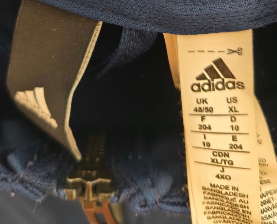 Adidas Ανδρική Ζακέτα Μπλε - XL