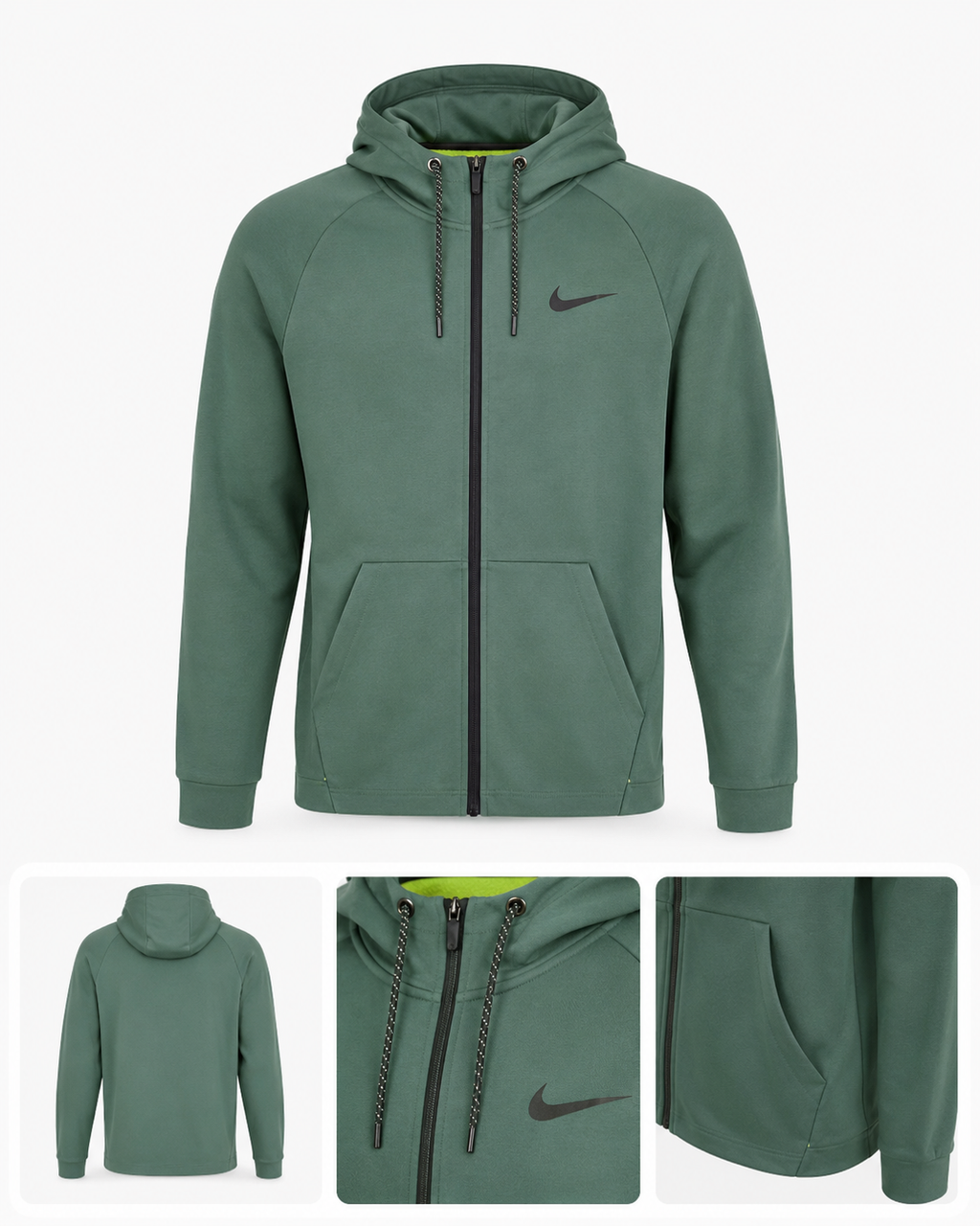Nike Full-Zip Hoodie Πράσινο (XL)