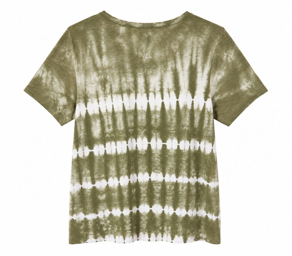 GAP Tie-Dye T-Shirt Χακί / Λευκό-M