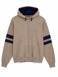 Champion Full Zip Hoodie – Brown / Navy-XL