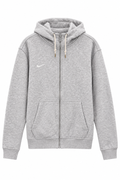 Nike Ανδρική Ζακέτα Φούτερ με Κουκούλα – Γκρι – M