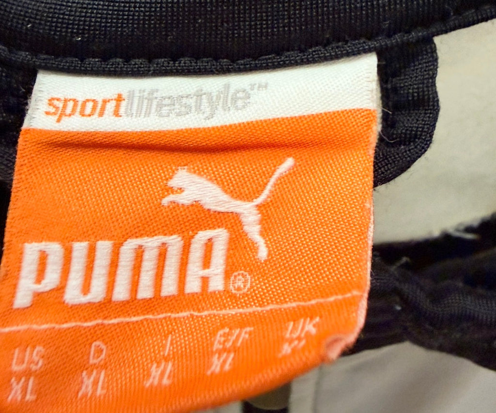 Puma Ανδρική Ζακέτα Μαύρη Εκρού – XL