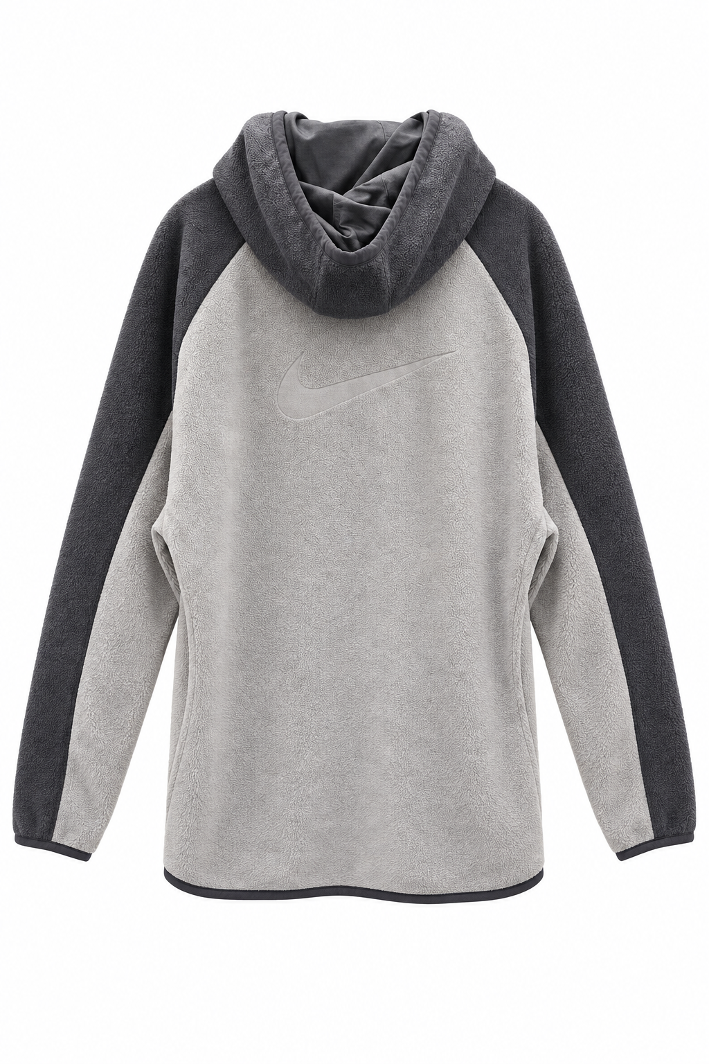 Nike Ανδρικό Φούτερ Fleece με Κουκούλα – Γκρι / Ανθρακί – M