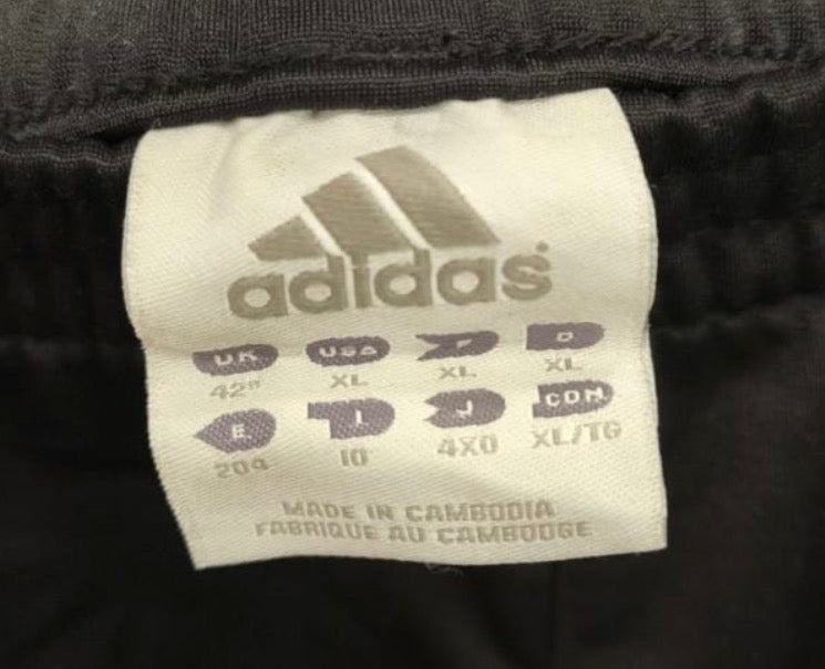 Adidas Ανδρικό Παντελόνι Φόρμας Μαύρο - XL