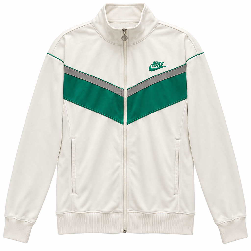 Nike Ανδρική Ζακέτα – Λευκό Πράσινο - L