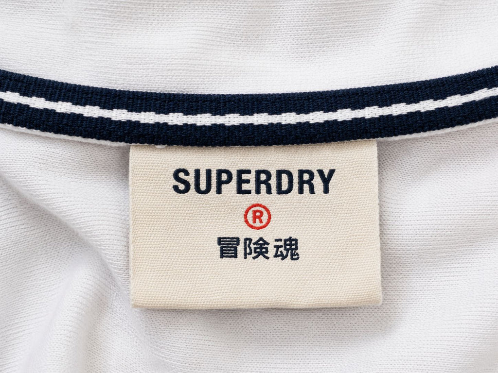 Superdry Logo Hoodie – White-2XL