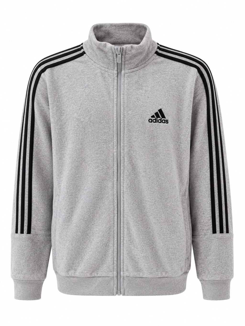 Adidas Essentials 3-Stripes Track Jacket – Grey-L