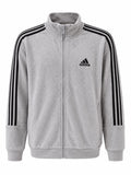 Adidas Essentials 3-Stripes Track Jacket – Grey-L