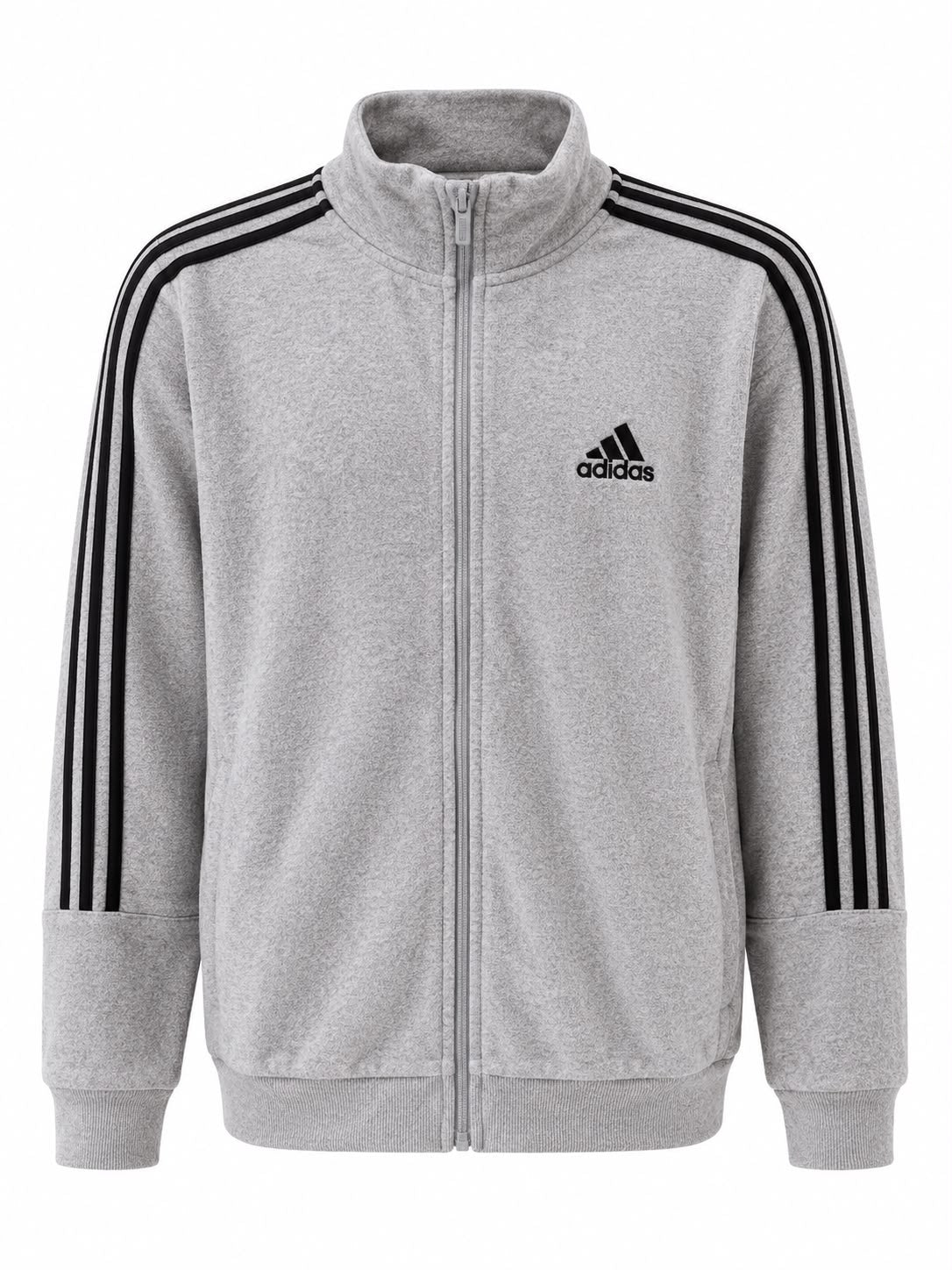 Adidas Essentials 3-Stripes Track Jacket – Grey-L