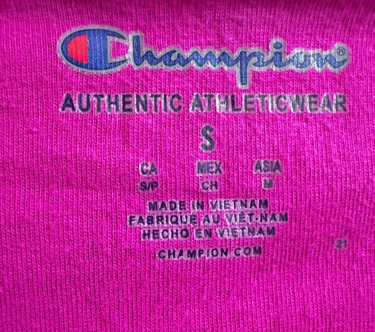 Champion Γυναικείο Φούτερ Φούξια – S