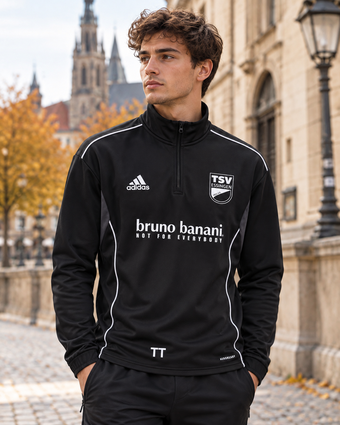Adidas Ανδρικό Φούτερ Μαύρο - XL