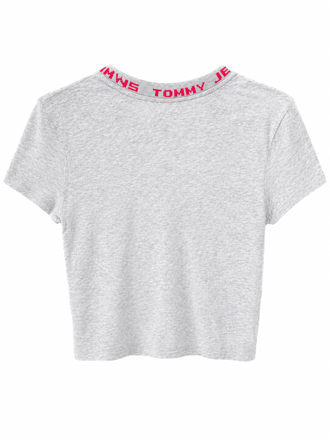 Tommy Jeans Γυναικείο T-Shirt Γκρι Melange-S