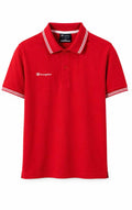 Champion Vintage Logo Polo Shirt – Red –  L
