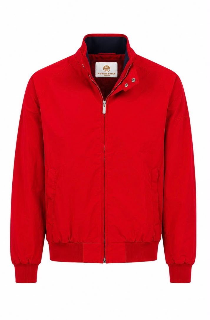 North Sails Ανδρικό Bomber Jacket Κόκκινο –XL