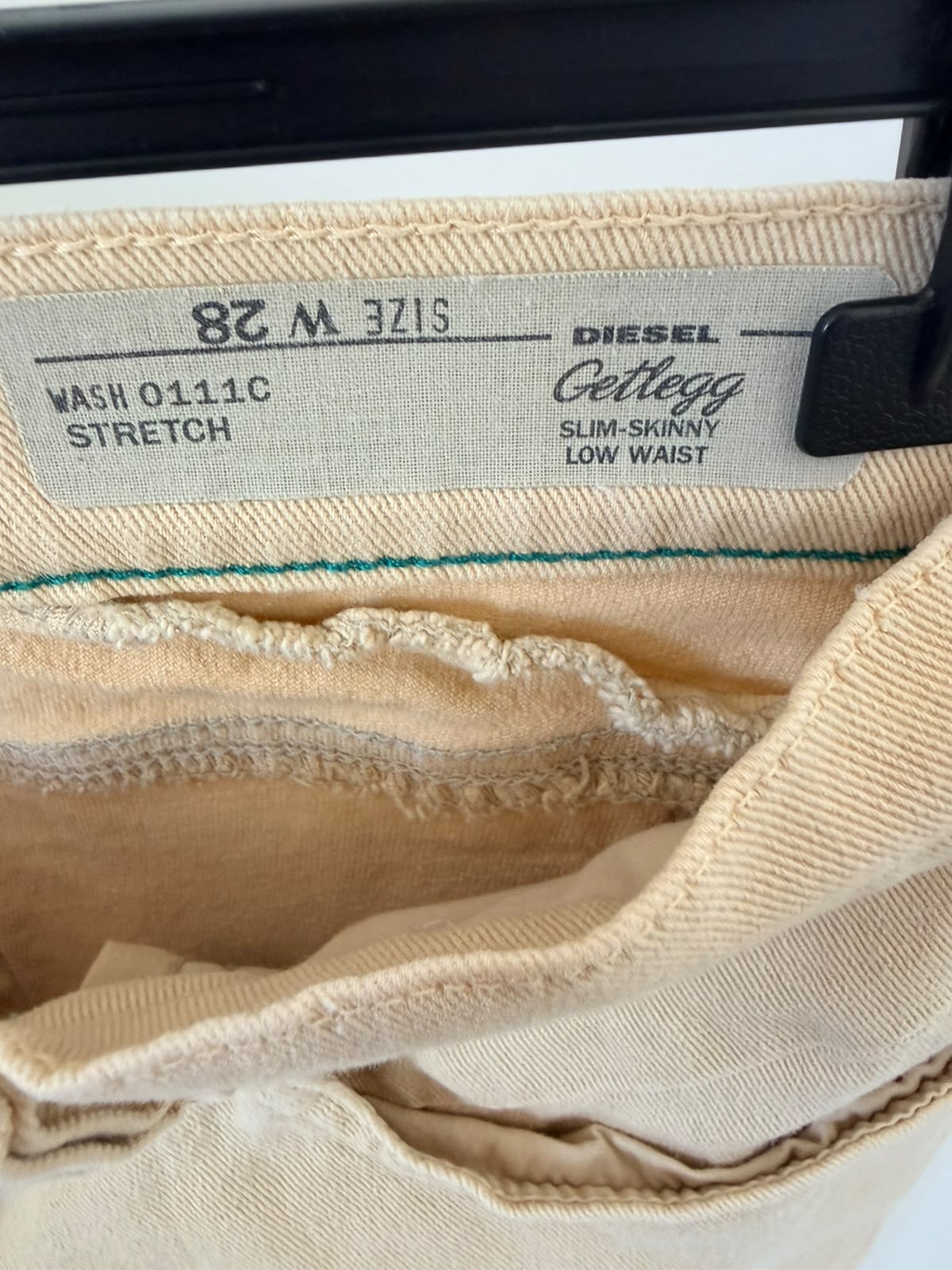 Diesel Beige Denim Jeans-W28