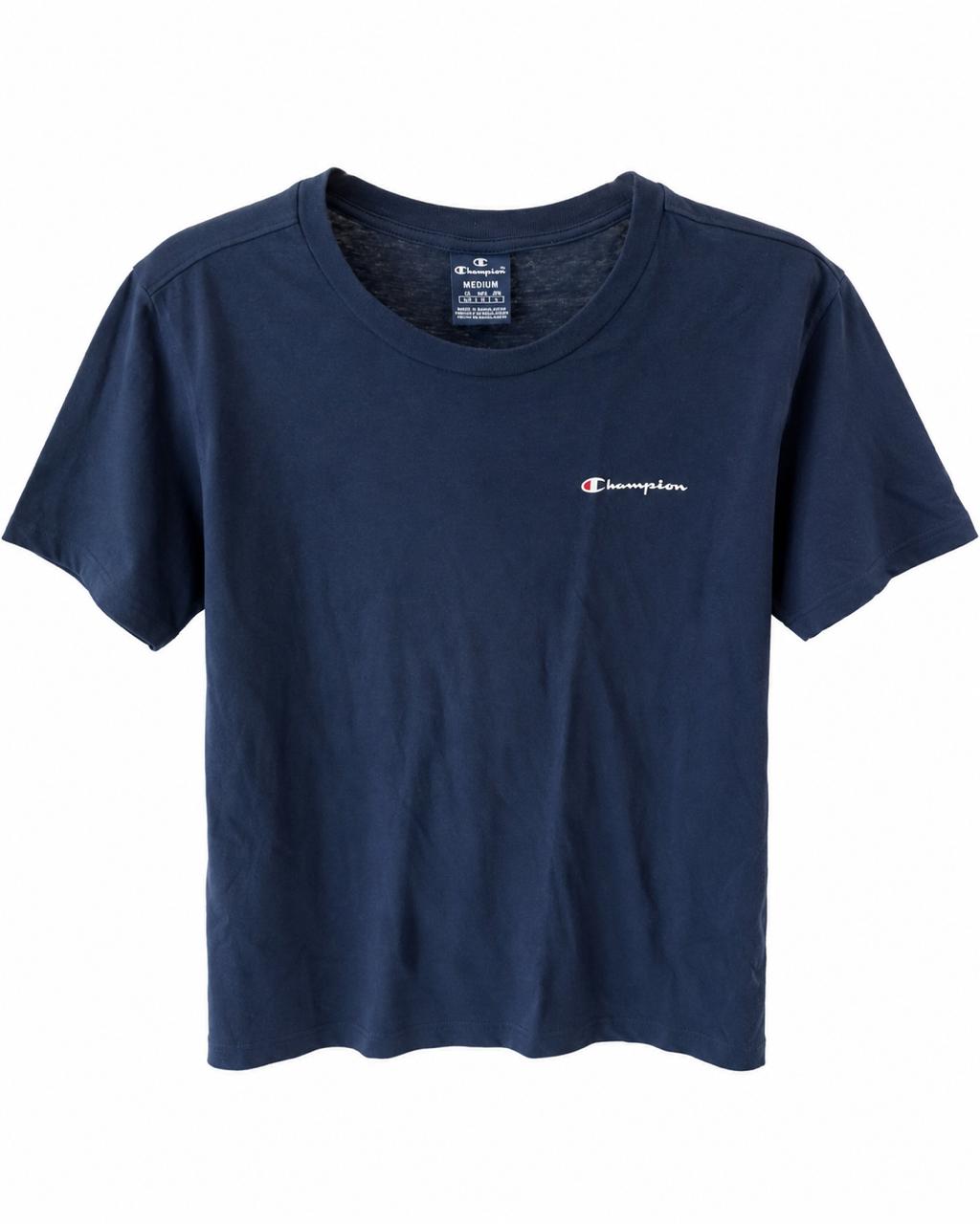 Champion Navy Blue Γυναικείο T-Shirt-M