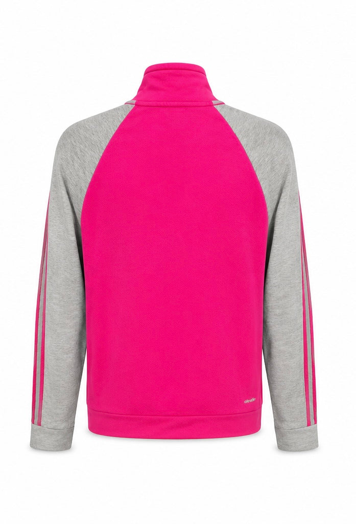 Adidas Γυναικεία Ζακέτα Φόρμας – Ροζ/Γκρι – Size L