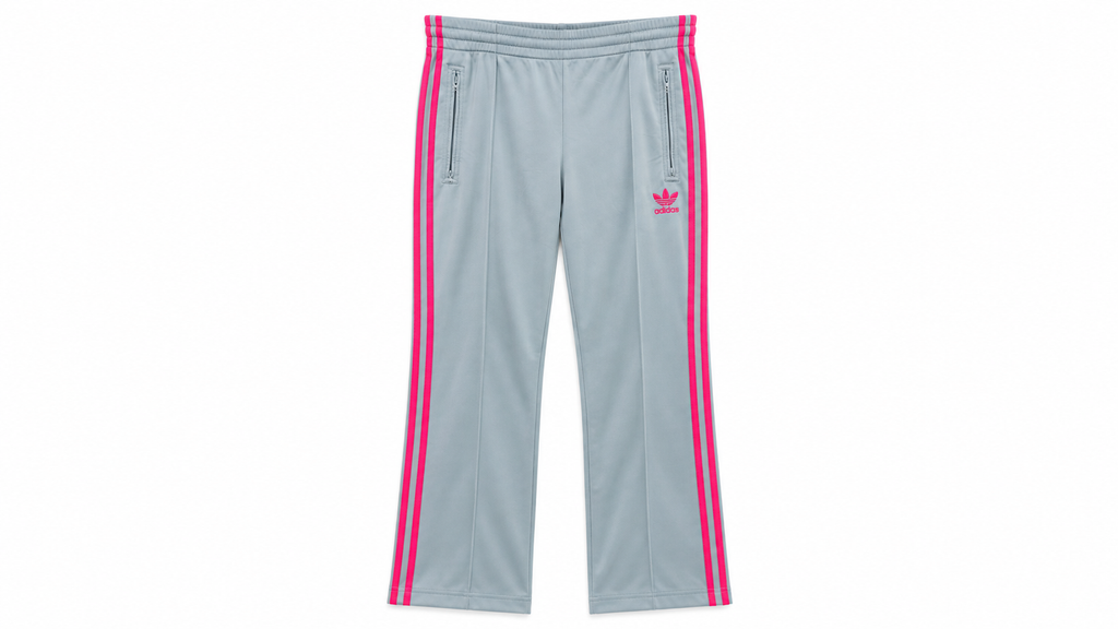 Adidas Γυναικείο Παντελόνι Φόρμας Γκρι Ροζ - M