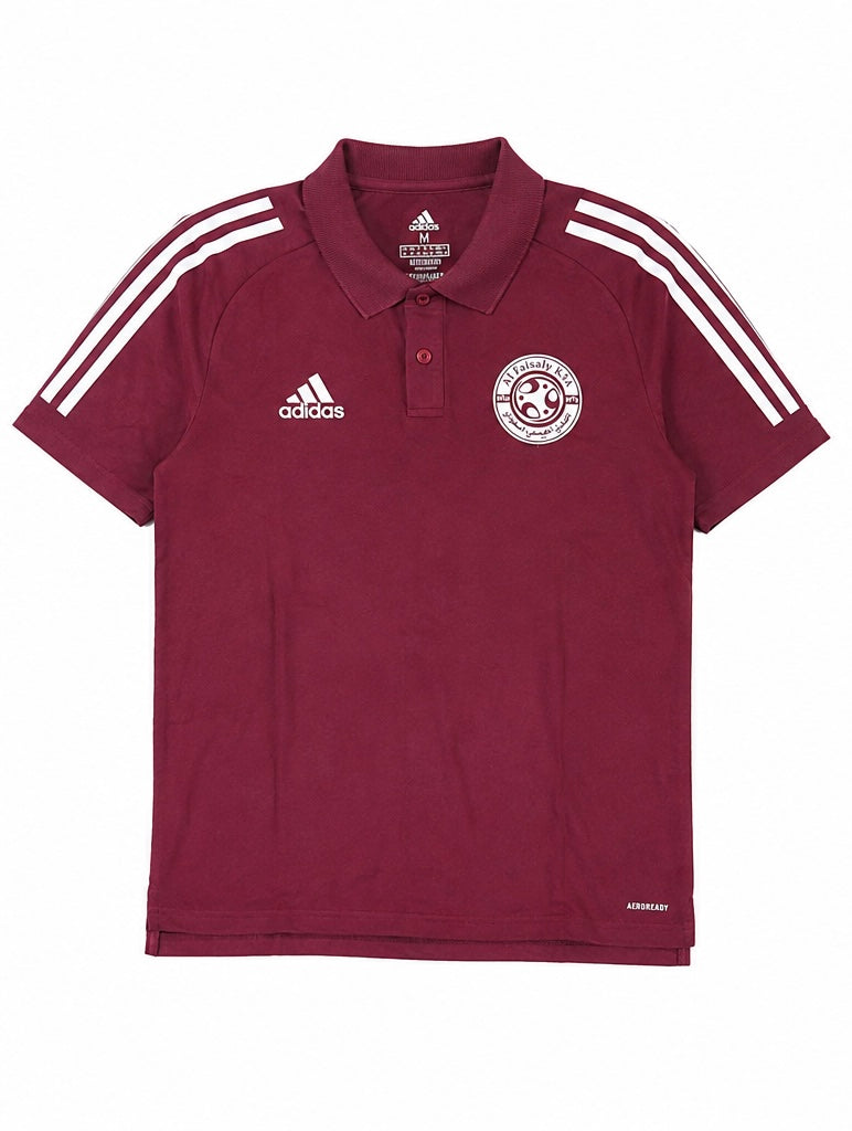 Adidas Al Balsaly KSA Ανδρικό Polo Μπορντό M