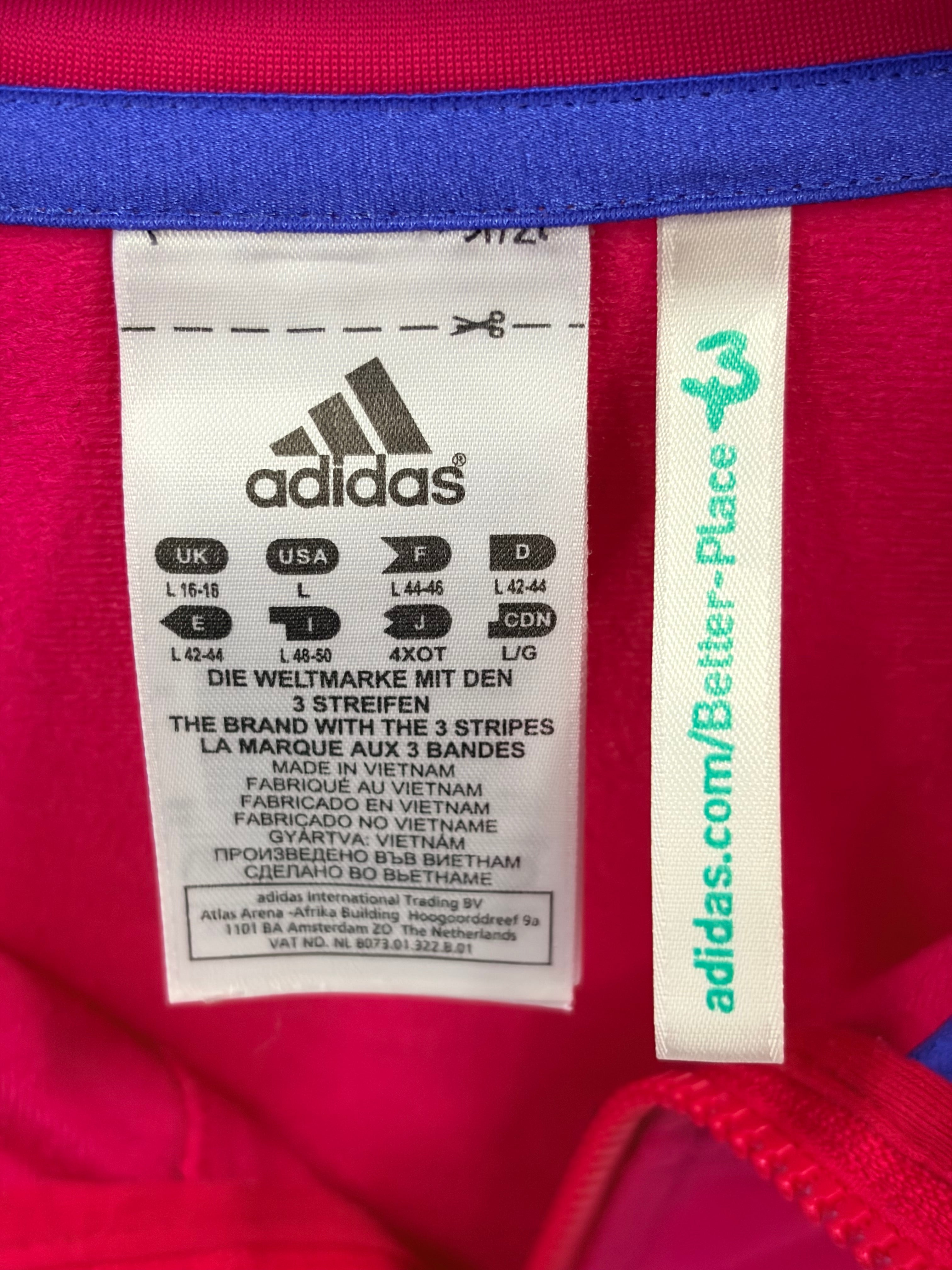 Adidas Γυναικεία Ζακέτα Track Jacket Ροζ-L