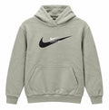 Nike Εφηβικό Φούτερ Γκρι Χακί - XL