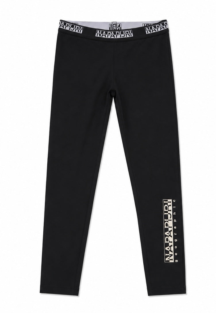 Napapijri Women’s Leggings – Black-XL