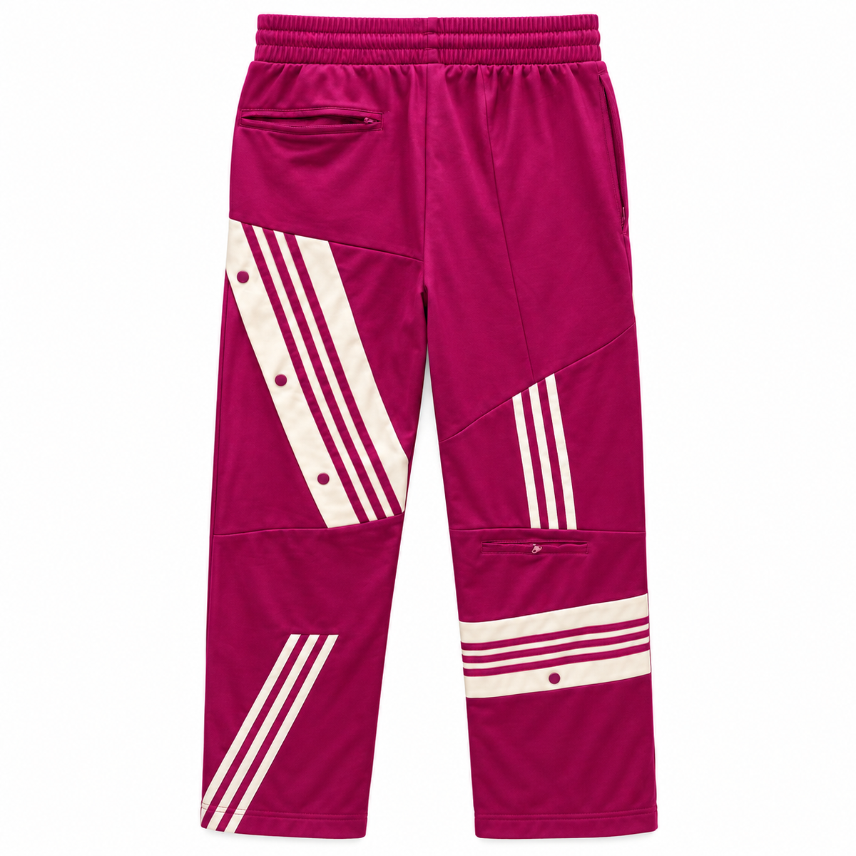 Adidas Originals Ανδρικό Παντελόνι Φόρμας – Μπορντό Λευκό - L