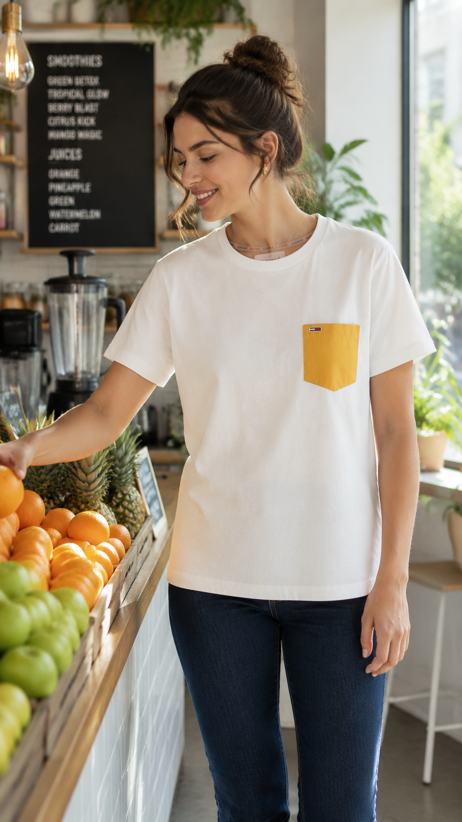 Tommy Jeans Γυναικείο T-Shirt Μπλουζάκι – Λευκό – S